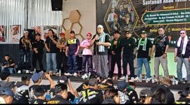 Suasana saat berlangsung acara Harlah ke-3 GMX di Purworejo, Jawa Tengah.