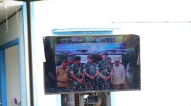 Pangdam Kasuari Ikuti Vicon dengan Kasad, Launching 1.898 Titik Air, Selasa (6/02/2024)