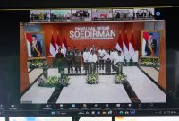Presiden Joko Widodo meresmikan Rumah Sakit Pusat Pertahanan Negara (RS PPN) Panglima Besar Soedirman dan 20 Rumah Sakit TNI yang digelar di RS PPN Panglima Besar Soedirman, Jakarta. (Photo. Istimewa) 