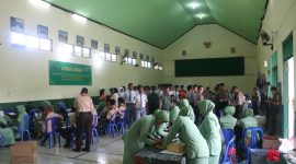Persit Kartika Chandra Kirana Cabang XXVIII Kodim 0708 Purworejo menyelenggarakan bakti sosial donor darah dalam rangka memperingati Hari Ulang Tahun ke 78 Tahun 2024 di Aula Jendral Sudirman. Selasa,(27/02/2024).