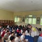 Polsek Tanah Abang mensosialisasikan penerimaan anggota Polri Tahun 2024 di SMA Negeri 2 Tanah Abang, Kecamatan Tanah Abang, Kabupaten Penukal Abab Lematang Ilir (PALI), Rabu (28/02/2024).