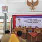 Bupati Purworejo Hj Yuli Hastuti SH dalam pembukaan Sosialisasi Desa Layak Anak, Senin (04/03/2024) di Pendopo Kecamatan Purworejo.(photo.istimewa)