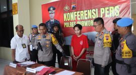 Polres Purworejo gelar konferensi pers ungkap kasus penyalahgunaan Narkotika, (photo. Fauzi/realitapublik.id)