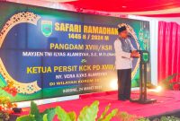 Pangdam XVIII/Kasuari dalam acara Safari Ramadan di Korem 181/PVT, Sorong, Papua Barat Daya. 
