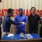 Konferensi pers ungkap kasus kepemilikan Narkotika golongan I, di Mapolres Kebumen, Jawa Tengah, Rabu (21/08/2024)