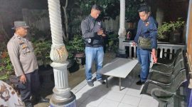 Lokasi penemuan bayi di teras rumah warga di Desa Arjowinangun kecamatan Buluspesantren, Kebumen. 