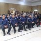 Anggota Walpri untuk 2 Paslon Bupati Kebumen, saat mendengarkan arahan dari Kapolres Kebumen AKBP Recky. 