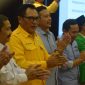 Ir.H. Sofyan Edi Jarwoko saat hadir dalam Rapimda dan konsolidasi partai Golkar Kota Malang.