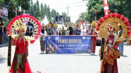 SMK Negeri 1 Suboh dalam acara peringatan Hari Jadi Besuki (HJB) ke 260 tahun, di Besuki, Sabtu (14/09/2024)