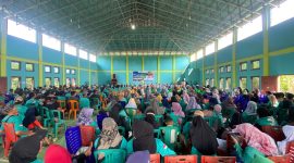 Suasana Acara Pengukuhan Tim Pemenangan SUKA Kecamatan Tabir Selatan di Desa Sinar Gading. (Foto: Mansurdin/realitapublik.id)