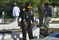 Kasdam XVIII/Kasuari, Brigjen TNI Yusuf Ragainaga, memimpin Ziarah Nasional yang dilaksanakan di Taman Makam Pahlawan Trikora, Manokwari, Papua Barat.