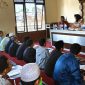 Jajaran Polresta Malang Kota saat sosialisasi tentang bahaya LGBT kepada masyarakat.
