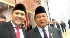 M Syukur Calon Bupati Merangin saat bersama  Prabowo Subianto, Presiden RI.  
