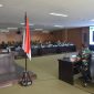 Irdam XVIII/Kasuari, Brigjen TNI Musa David M. Hasibuan, S.I.P., M.A.B., memimpin rapat review penilaian Reformasi Birokrasi (RB) Tingkat Kotama tahun 2024, di Markas Kodam XVIII/Kasuari, Manokwari, Papua Barat, Senin (21/10/2024).