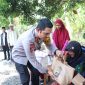 Peringati HUT Ke-73 Humas Polri, Polres Situbondo Berbagi Sembako untuk Warga Tidak Mampu.