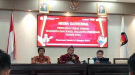Acara media gathering yang digelar KPU Kota Pasuruan, Kamis (31/10/24) 