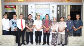 Foto bersama, Kapolres Kebumen dan Tim monitoring dan evaluasi Direktorat Tahanan dan Barang Bukti Polda Jawa Tengah.
