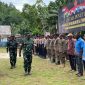 Kasdam XVIII/Kasuari, Brigjen TNI Yusuf Ragainaga, saat upacara penutupan TMMD ke-122 di wilayah Kodim 1805/Raja Ampat, Kampung Saporkren, Distrik Waigeo Selatan, Raja Ampat, Papua Barat Daya, Kamis (31/10/2024).