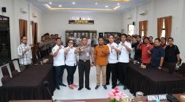 Kepala BNN Kabupaten Cilacap KBP Dinnar Widargo saat kegiatan di Polres Kebumen 