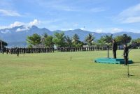 Upacara Peringatan Hari Pahlawan 2024, di Lapangan Markas Komando Daerah Militer XVIII/Kasuari, Papua Barat, pada Minggu (10/11/2024). 