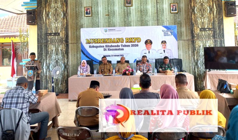 Musrenbang Kecamatan di Pendopo Kantor Kecamatan Bungatan, Kabupaten Situbondo, Jatim, Selasa (20/02/2025). (Foto: Arief Yuda/realitapublik.id) 
