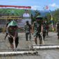 Pangdam XVIII/Kasuari, Mayjen TNI Jimmy Ramoz Manalu, S.Hub.Int., M.H.I., bersama Forkopimda Papua Barat, melaksanakan penanaman padi perdana di Kampung Bowisubur, Distrik Masni, Manokwari, Kamis (27/2/2025).