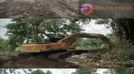 Kondisi Sungai Sletreng di Desa Kalianget, Kecamatan Banyuglugur, Kabupaten Situbondo, Jawa Timur, setelah PT Wika melakukan normalisasi (Foto: realita publik.id)