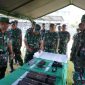 Kapoksahli Pangdam XVIII/Kasuari, Brigjen TNI Juniras Lumbantoruan, S.Sos., M.Si., pimpin Riksiap Ops Satgas Pamtas RI-PNG Kewilayahan Yonif 763/SBA. 