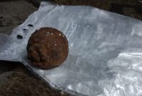 Granat tangan yang ditemukan warga di Desa Sumberanyar, Kecamatan Jatibanteng, Kabupaten Situbondo. 