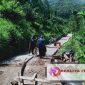 Proyek jalan rabat di Desa Alas Bayur, Kecamatan Mlandingan, Kabupaten Situbondo, Jawa Timur, Senin, 3 Maret 2025. (Foto: realitapublik.id);