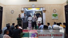 Kegiatan Safari Ramadan Kecamatan Mlandingan, di Masjid Nurul Jihad, Dusun Meraan Timur, Desa Sumber Pinang, Selasa, 4 Maret 2025. (Foto: realitapublik.id)   