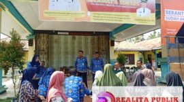 Operasi pasar murah di halaman Kantor Kecamatan Bungatan Kabupaten Situbondo, Jawa Timur. (Foto: realitapublik.id)