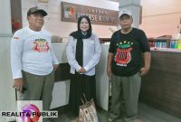 Pelapor, di Mapolres Malang. (Foto: Andy/realitapublik.id)