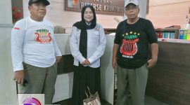 Pelapor, di Mapolres Malang. (Foto: Andy/realitapublik.id)