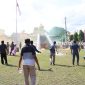 Polres Kebumen melakukan latihan taktis dan penanganan konflik sosial. (Foto:Wahyudin/realitapublik.id)