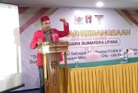 Ketua DPD GMNI Sumut, Paulus Peringatan Gulo.