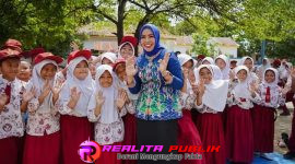 Bupati kabupaten Labuhanbatu Hj. Maya hasmita Spog MKM (foto: Jepril Harefa realitapublik.id)
