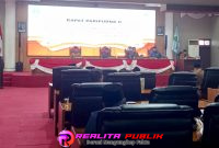Foto saat rapat paripurna II didalam aula gedung DPRD Kota Pasuruan (Saichu/realitapublik.id)