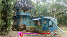 Bangunan Pamsimas di Desa Sennah, Kecamatan Pangkatan, Kabupaten Labuhanbatu. (Foto ' Jepril Harefa/realitapublik.id)