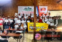 Peserta anggota Cicago, Ketua PWI Kotamadya Bogor, Pimred Inews Bogor, Plt Ketua PWI Kabupaten Bogor.