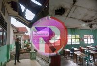 Kondisi bangunan di SDN 9 Abab, Kabupaten PALI, Sumsel. (Foto: Lidian Heri/realitapublik.id)