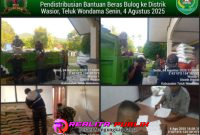 Pemerintah melalui Bulog Manokwari bekerja sama dengan TNI AD dari Kodim 1811/Teluk Wondama kembali menyalurkan bantuan pangan beras tahun 2025. (Foto: Dokumen Pendam XVIII/Kasuari)