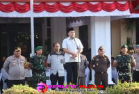 Apel Kebangsaan dan Doa Bersama Elemen Bangsa di Lapangan Apel Sarja Arya Racana, Selasa (2/9/25) sore.