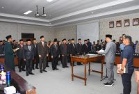Bupati Tubaba Lantik 13 Pejabat Eselon II.
