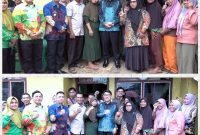 Bupati Hamartoni Ahadis Serahkan Santunan BPJS Ketenagakerjaan kepada Ahli Waris Petugas Kebersihan.