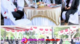 Bupati Lampung Utara H. Hamartoni Ahadis dalam acara pelantikan DPD Sekinci Kinci, Minggu 7 September 2025. (Foto: Rodi Sandra/realitapublik.id) 
