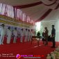 Bupati Tulang Bawang Barat, Novriwan Jaya melantik 7 Pj Kepalo Tiyuh (Kepala Desa) di Lapangan Merdeka, depan kantor Kecamatan Tulang Bawang, Senin 8 September 2025. (Foto: Rodi Sandra/realitapublik.id) 
