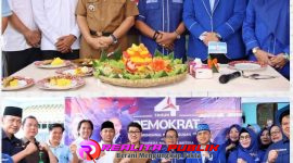 Acara berlangsung khidmat di sekretariat Dpc partai Democrat - Lampung Utara, Selasa 9 September 2025. (Foto: Rodi Sandra/realitapublik.id) 