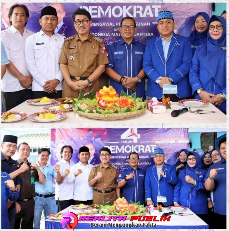 Acara berlangsung khidmat di sekretariat Dpc partai Democrat - Lampung Utara, Selasa 9 September 2025. (Foto: Rodi Sandra/realitapublik.id) 
