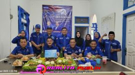 DPC Partai Demokrat Tulang Bawang Barat memperingati HUT ke-24 Partai Demokrat, Selasa 9 September 2025. (Foto: Rodi Sandra/realitapublik.id) 